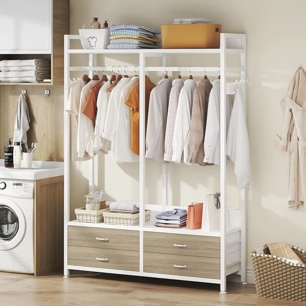 Free Standing Closet LITTLE TREE Freestanding Closet Organizer