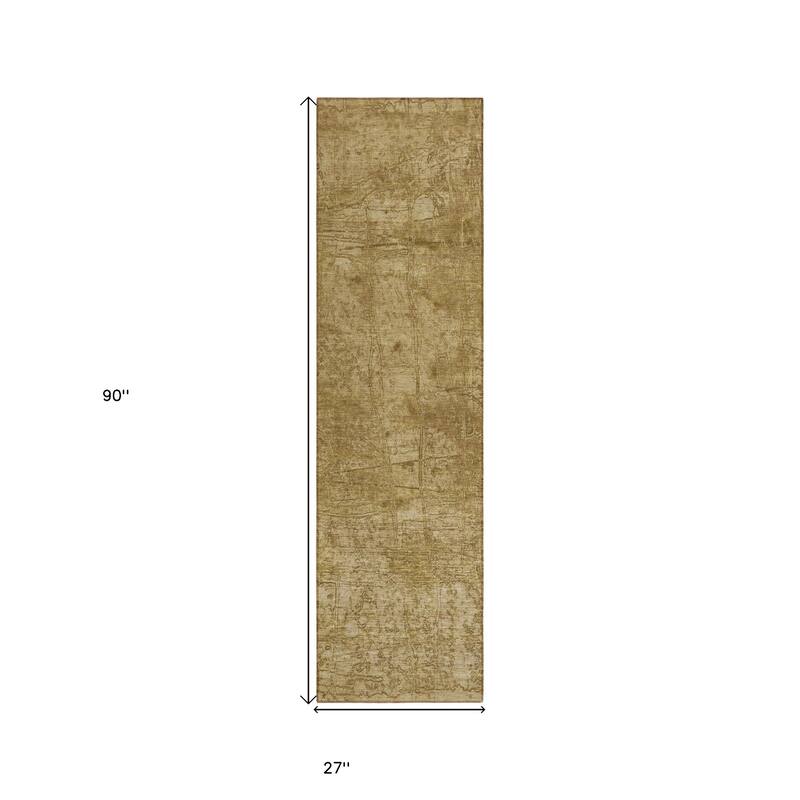 Haro Modern Art-Inspired Weather Resistant Blended Style Runner Outdoor Rug - 8' Runner