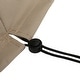 preview thumbnail 17 of 23, Shield Outdoor Waterproof Fabric Chat Set Cover by Christopher Knight Home