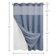 preview thumbnail 59 of 111, No Hook Waffle Weave Shower Curtain with Snap-in Liner