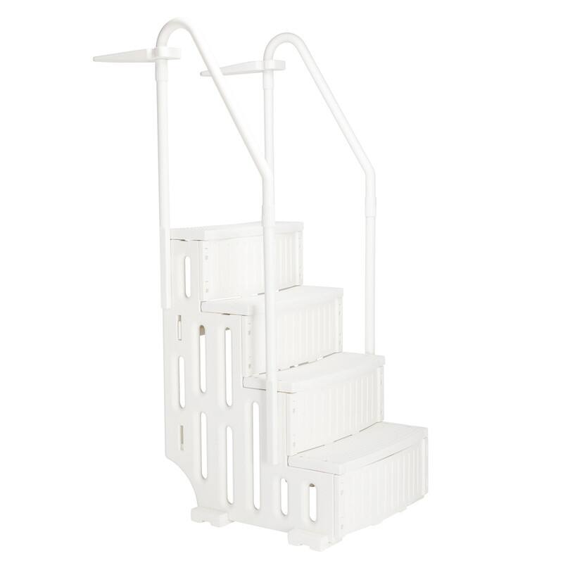 88 x 69 x 170 cm PE Swimming Pool Escalator White
