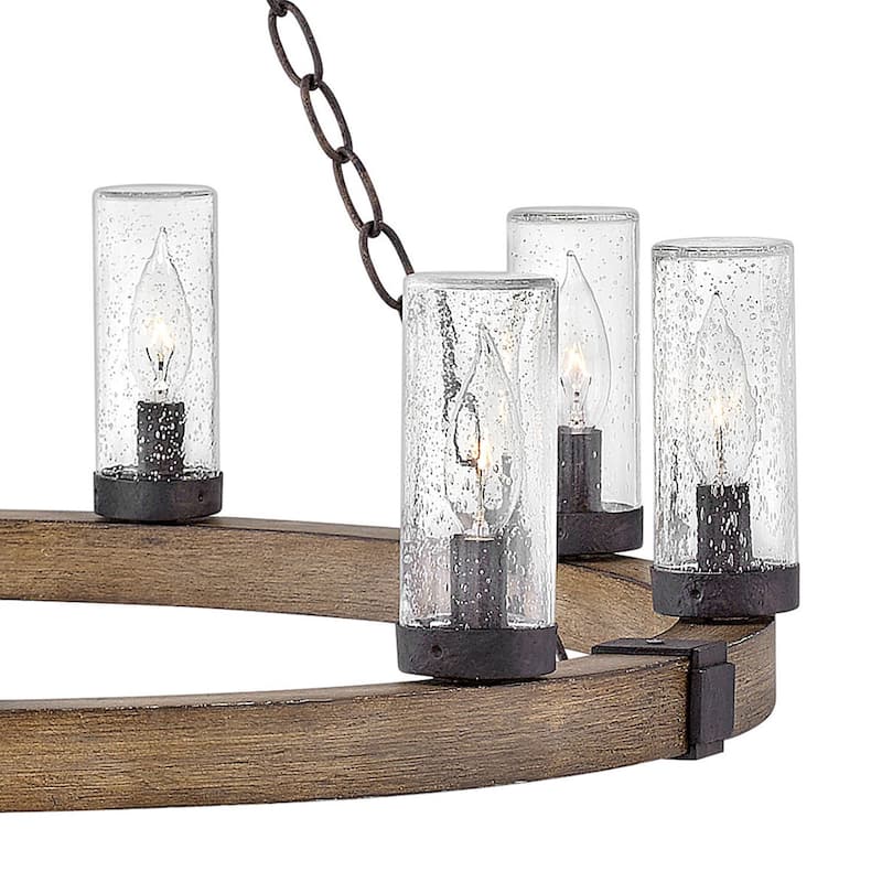 Hinkley Lighting Sawyer 12v 31.5w 9 Light 30" Wide Open Air LED