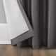 Sun Zero Evelina Faux Dupioni Silk Blackout Curtain Panel, Single Panel