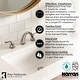 preview thumbnail 15 of 24, Karran Fulham Three Hole Two Handle Widespread Bathroom Faucet with Matching Pop-up Drain