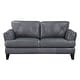 preview thumbnail 14 of 17, Fremont & Park Howe 2-Piece Leather Living Room Sofa Set