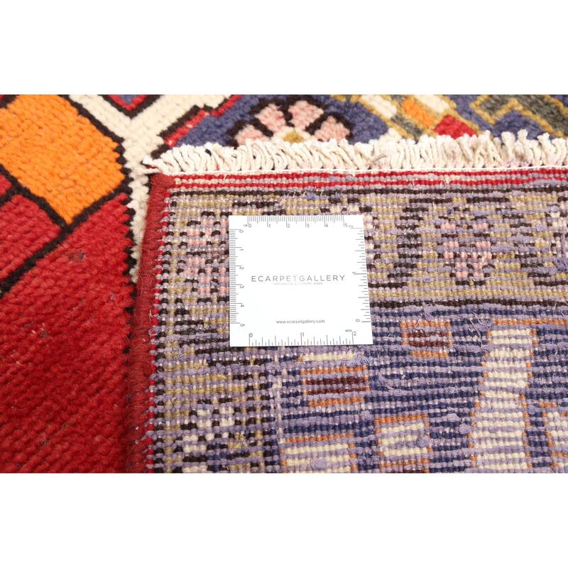 ECARPETGALLERY Hand-knotted Andelz Red Wool Rug - 5'4 x 9'5