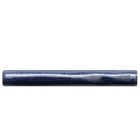 The Tile Life Tribeca-Talavera 1x6 Cobalt Glossy Pencil - 1" x 6" of 1