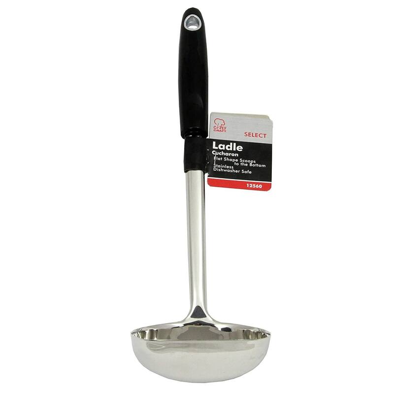 Chef Craft 12" Heavy Duty Stainless Steel Serving Ladle
