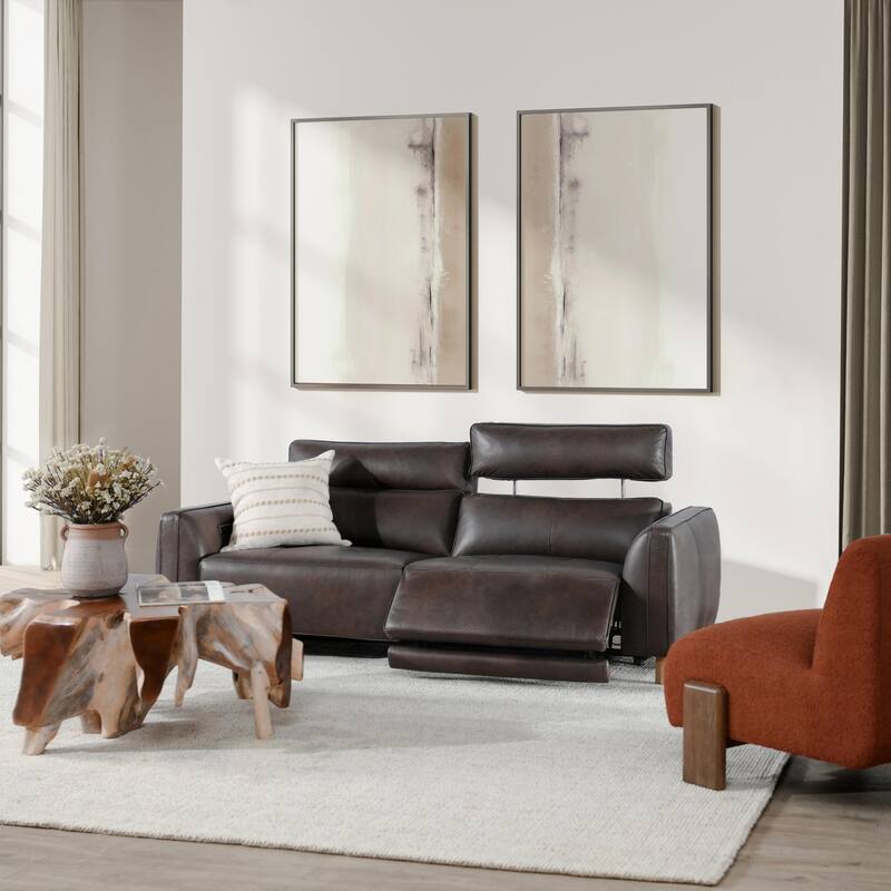 Classic Home Conway Zero Gravity Power Recliner Upholstered Sofa