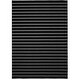 preview thumbnail 32 of 37, Garland Rug Avery Pin Striped Indoor Area Rug 9'x12' - Black