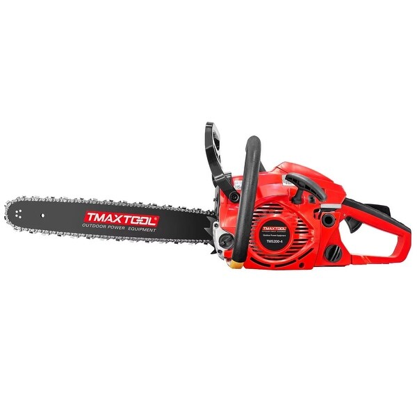 TMAXTOOL 62cc Powerful 20 inch Gas Chainsaw with 2 Stroke