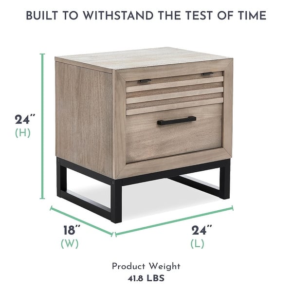 dimension image slide 0 of 2, Evolur Kyoto Night Stand