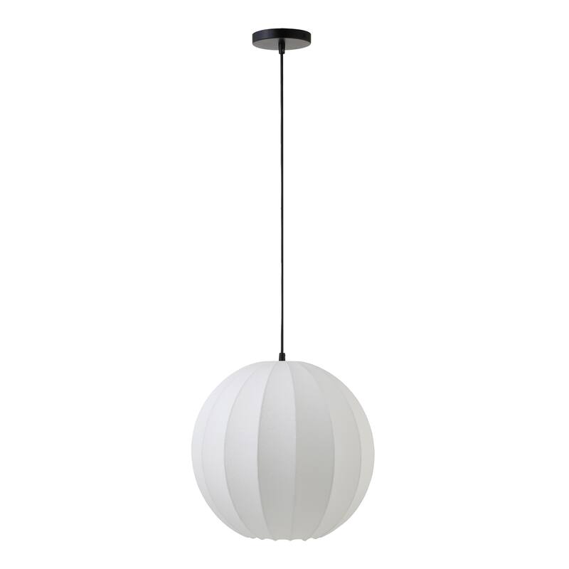Aurelle Home Modern Spherical Cocoon-like Design Pendant Light