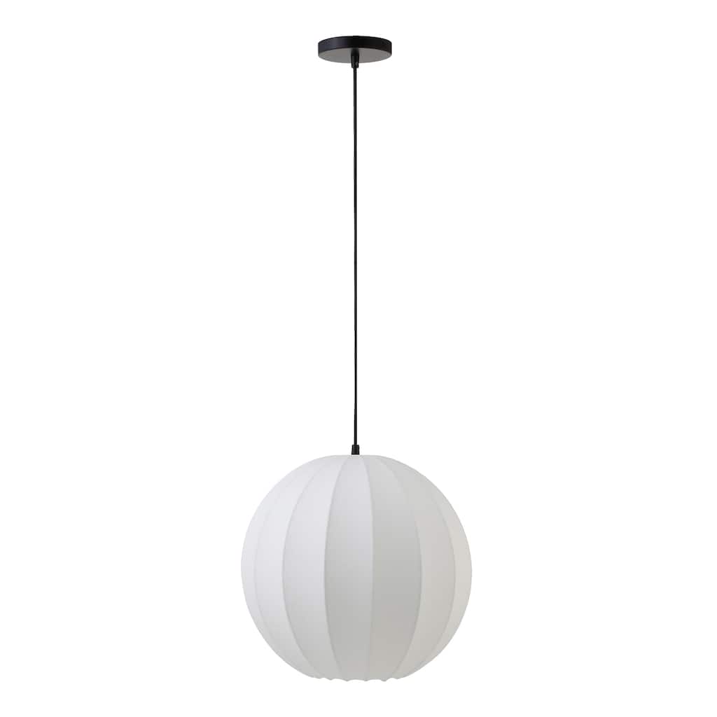 Aurelle Home Modern Spherical Cocoon-like Design Pendant Light