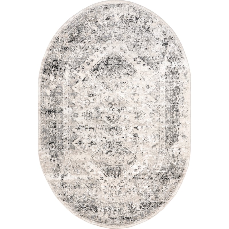 Nuloom Madisson Vintage Faded Medallion Area Rug
