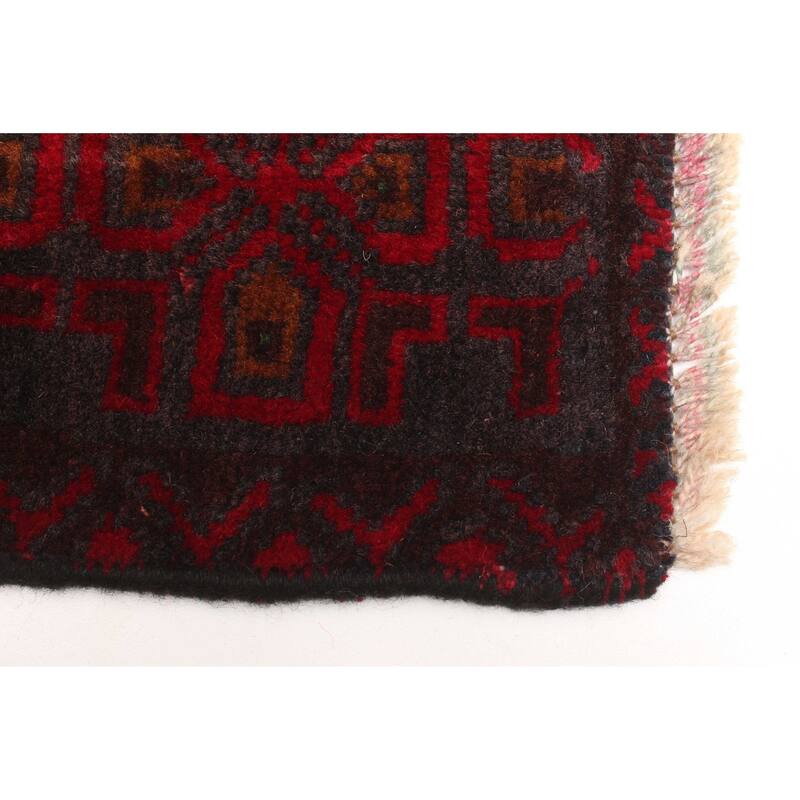 ECARPETGALLERY Hand-knotted Teimani Dark Grey Wool Rug - 2'9 x 4'6