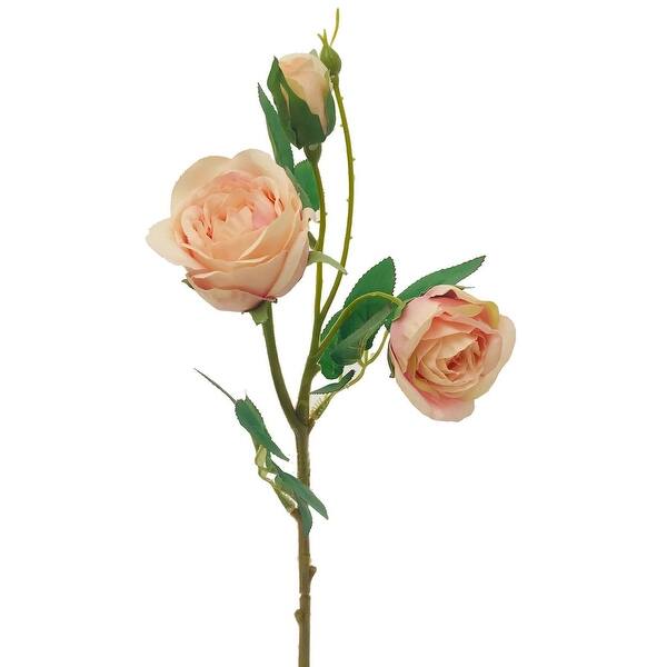 Blush Pink English Garden Rose Artificial Flower Bed Bath & Beyond