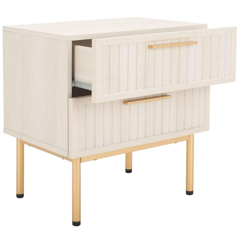 SAFAVIEH Home Axelle 2 Drawer Nightstand