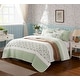 preview thumbnail 45 of 87, Madison Park Vanessa 6 Piece Cotton Percale Quilt Set with Throw Pillows