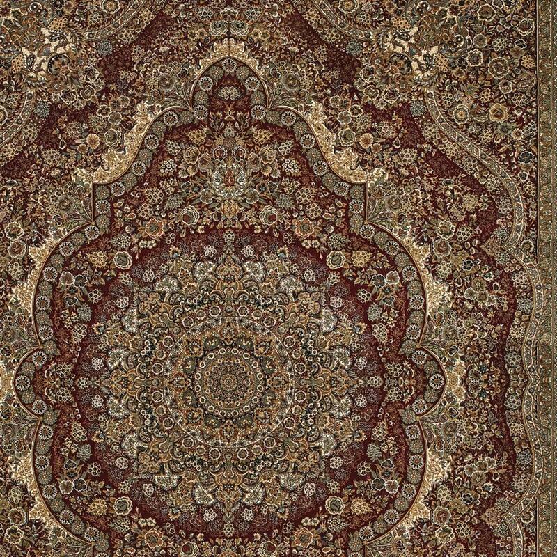 HomeRootsMedallion Traditional Runner Area Rug