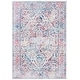 preview thumbnail 37 of 90, SAFAVIEH Brentwood Myrtice Oriental Medallion Rug 5' Square - Ivory/Blue - Square