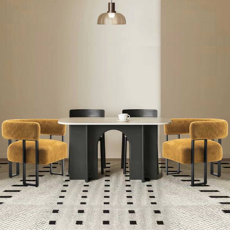 Upholstered Teddy Velvet Accent Chair, Modern Boucle Armchair