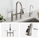 preview thumbnail 3 of 66, Kraus Allyn Traditional 3-Function Bridge Pulldown Kitchen Faucet