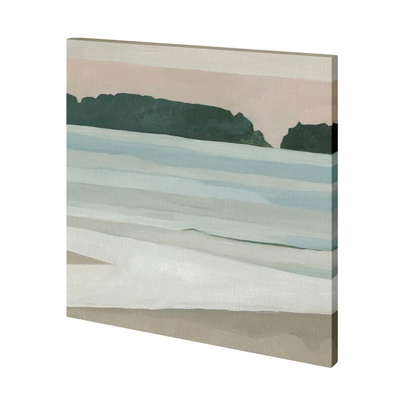 Coastal Lines III (30 x 30) Canvas Art Print - Small