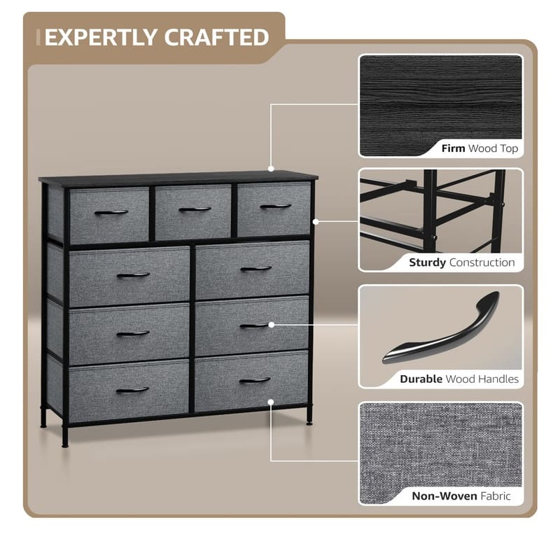 Dresser with 9 Drawers
