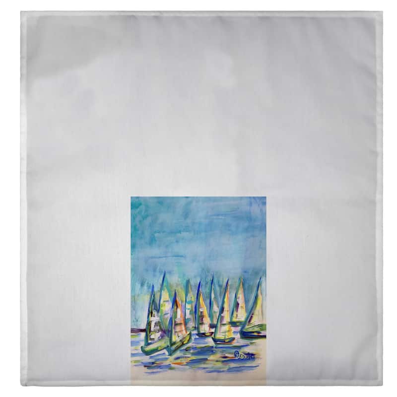 More Sailboats Guest Towel - 20x20