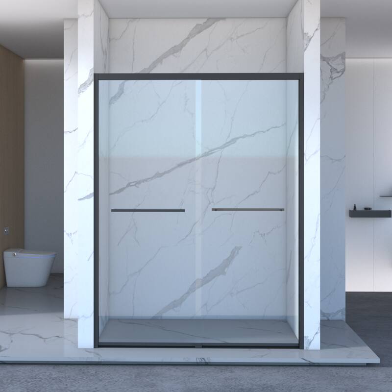Aluminum Frame Double Sliding Shower Door