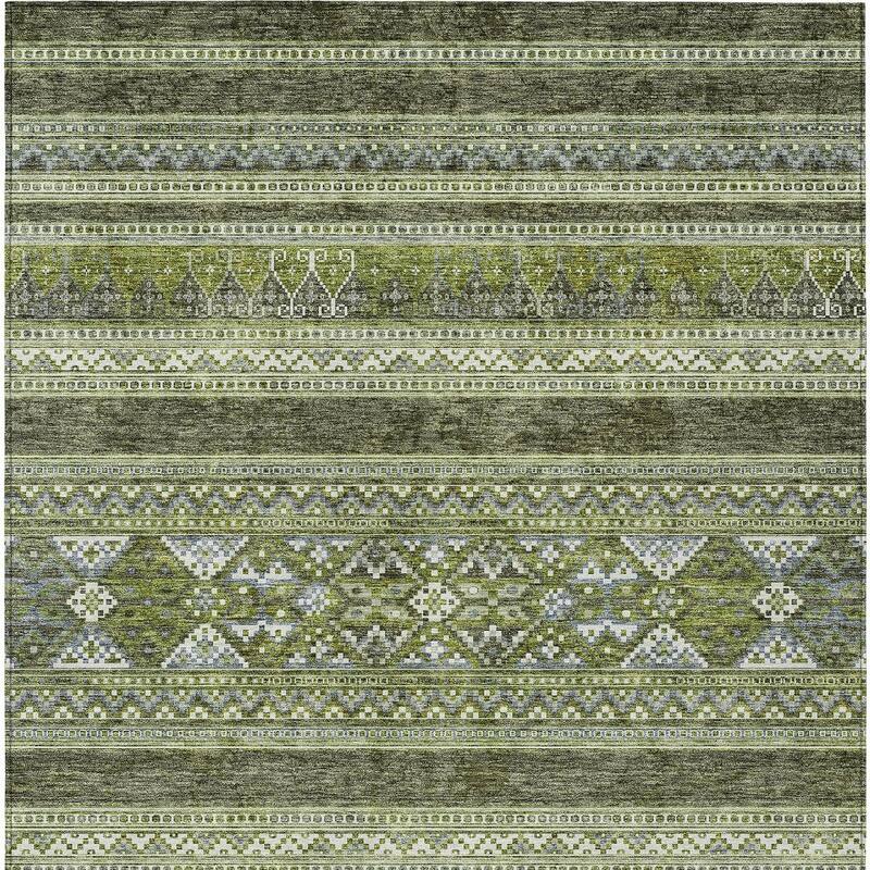 HomeRoots Southwestern Transitional Rectangle Outdoor Rug