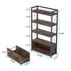 preview thumbnail 13 of 18, Lateral File Cabinet with Drawer and Bookshelves, Printer Stand Filing Cabinet Bookcase