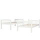 preview thumbnail 22 of 23, Twin over Twin Solid Wood Bunk Bed with Ladder & Fence