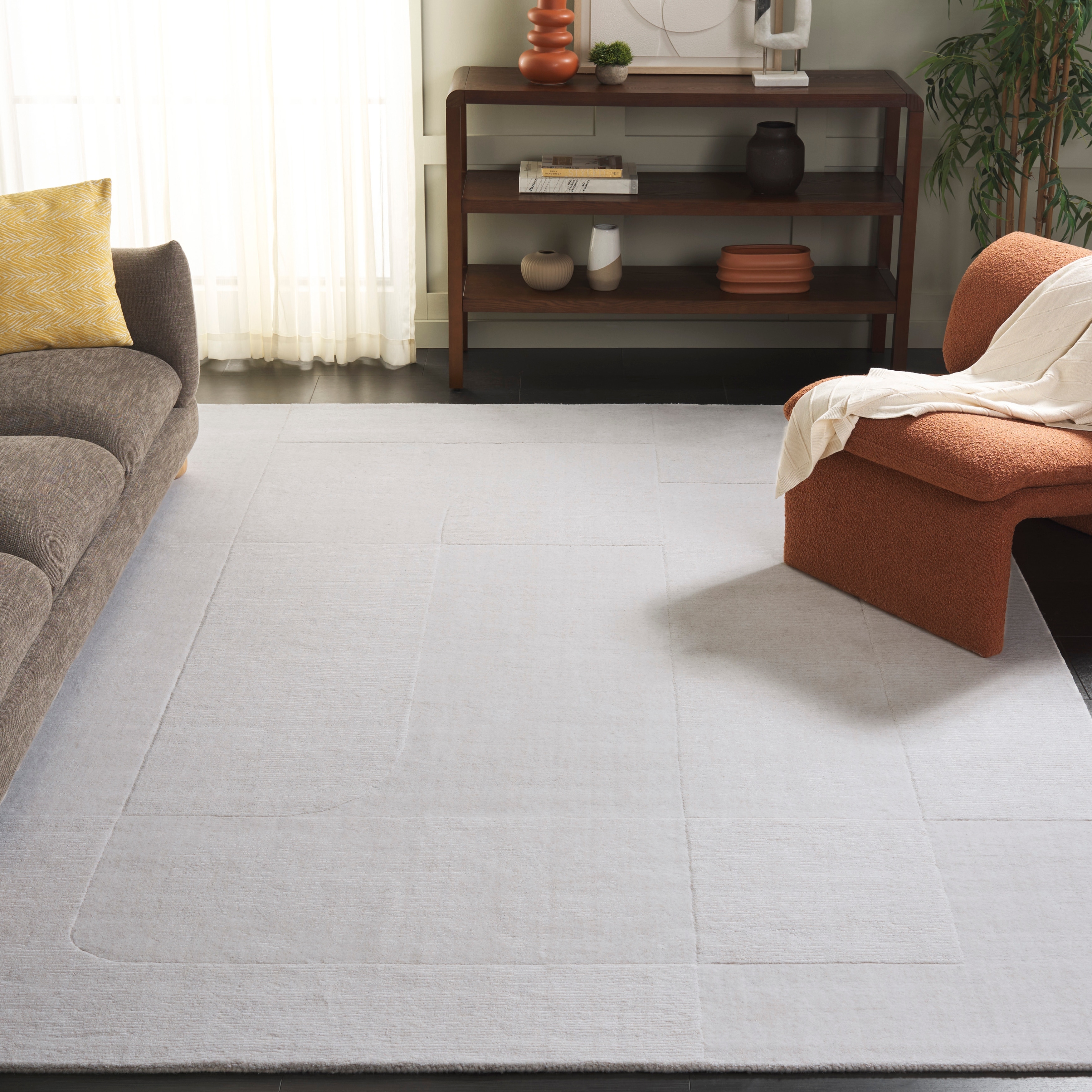 SAFAVIEH Hand-Loomed Mykonos Efkea Modern & Contemporary Wool Rug