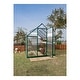 preview thumbnail 9 of 13, Palram - Canopia Outdoor Mythos 6' x 8' Greenhouse - Silver