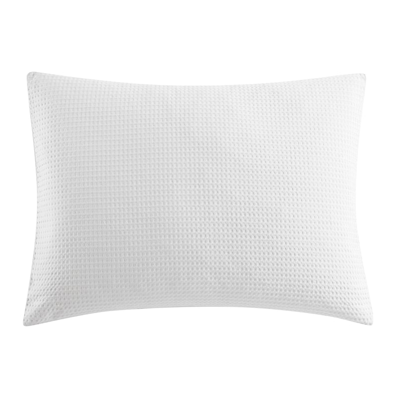 Vera Wang Waffle Pique Cotton Duvet Cover Set