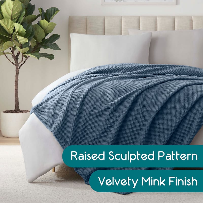 Vellux Plush Texture Blanket