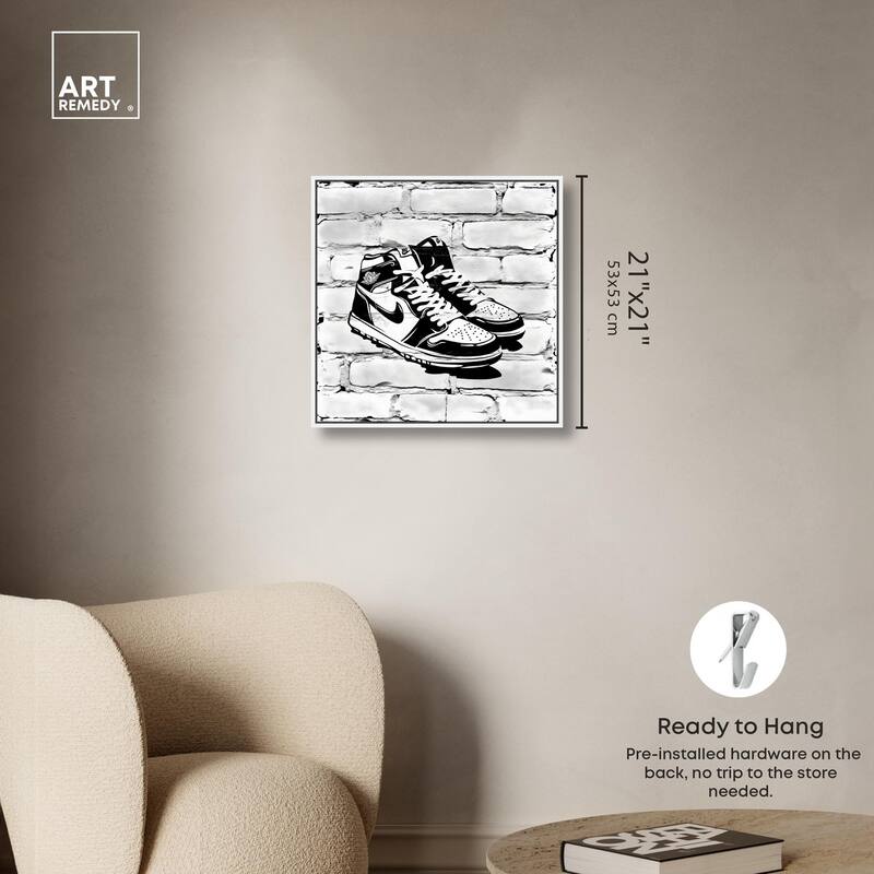 Brick City Jordans Canvas by Art Remedy