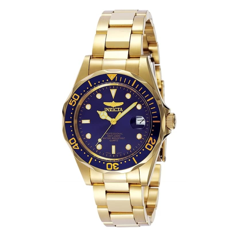 Invicta Men's 8937 Pro Diver Quartz 3 Hand Blue Dial Watch