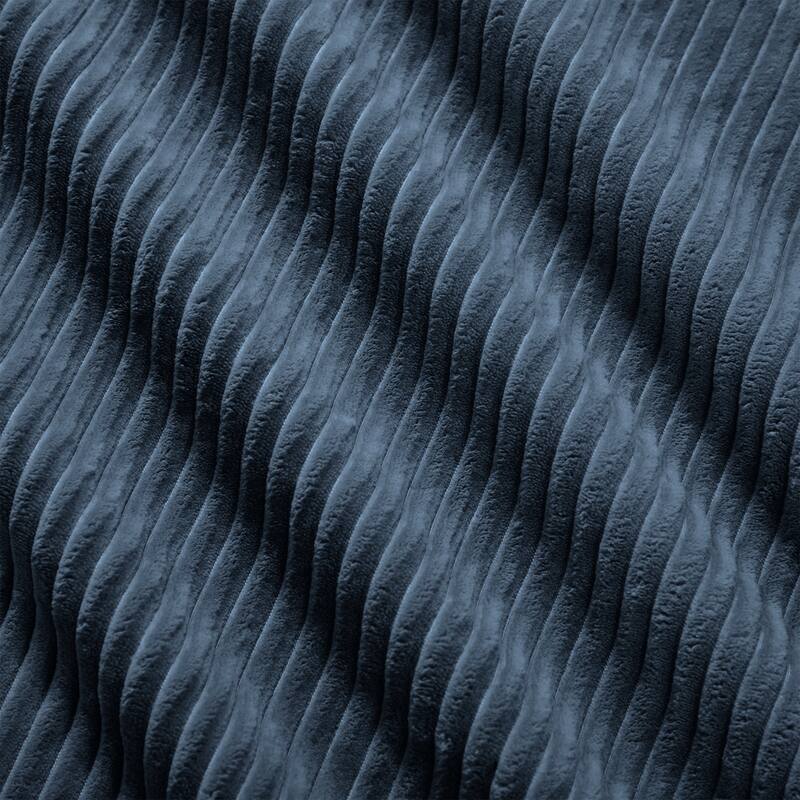 L-Shaped Chaise Lounge Sofa, Sectional Sofa with Curved Armrests, 2-Seater Recliner Couch with Deep Seat