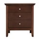preview thumbnail 39 of 43, Glory Furniture Elowen 3-drawer Wood Nightstand