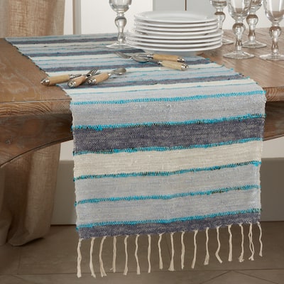 Table Runner With Wide Stripe Design