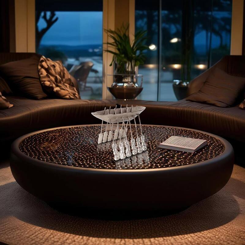 Viking Oseberg Ship Sculpture - 12H x 5W x 3.5D