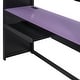 preview thumbnail 15 of 64, Wood Full Size Loft Bed with Blackout Curtains and RGB Lights, Gaming Loft Bed with Desk & Shelves