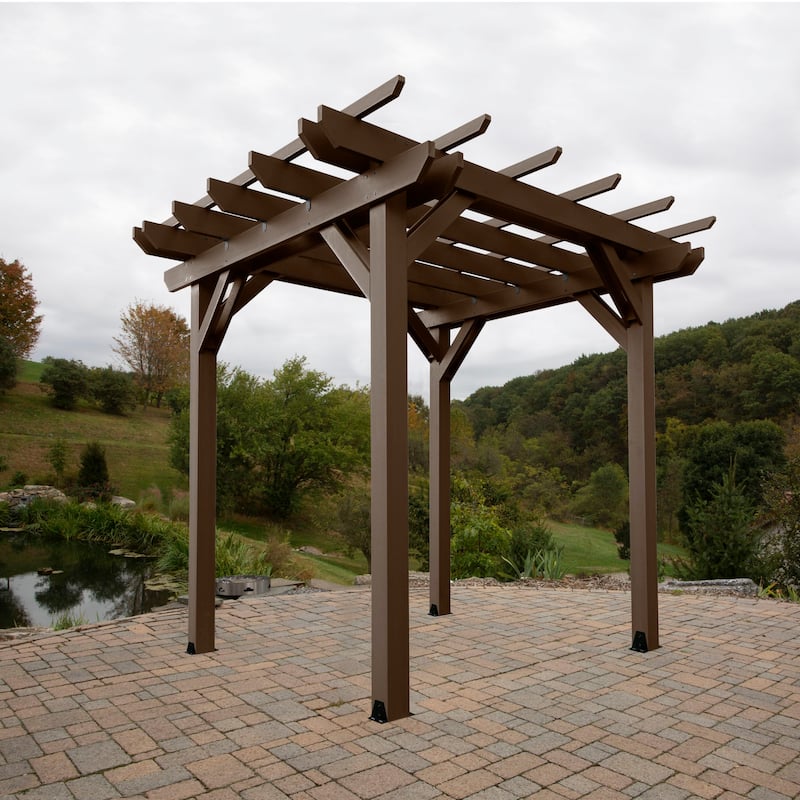 Highwood Bodhi 8 x 8 Recycled Plastic Pergola