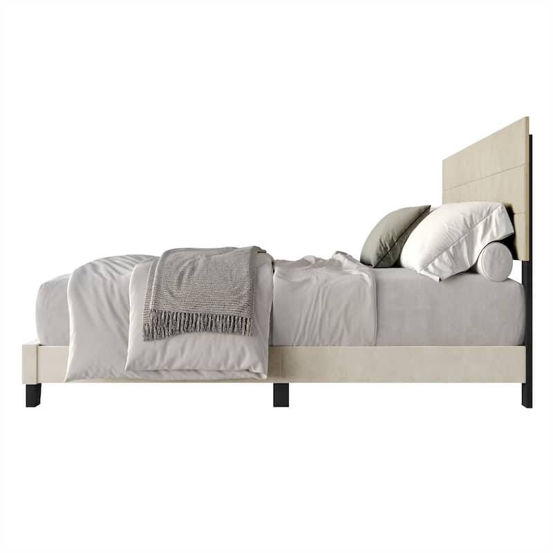 Clayfell Vallejo Upholstered Panel Bed