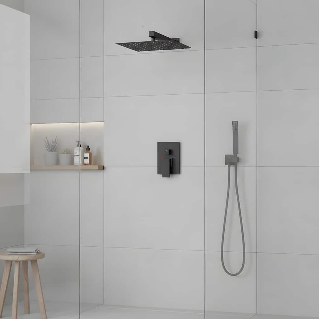 Wall Mounted Dual Shower Head Shower Set