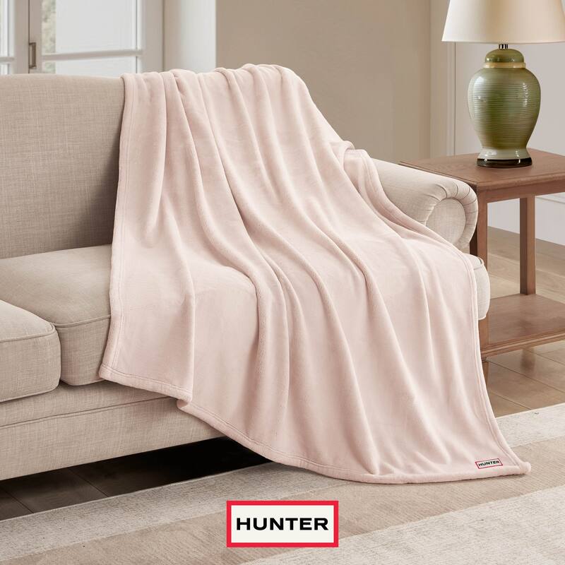 Hunter Coco Flannel Throw Blanket