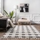 preview thumbnail 6 of 7, Nuloom Kellina Plaid High/Low Tassel Area Rug